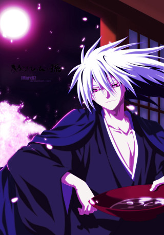 Man white hair holding pan - mannerism free wallpaper for mobile