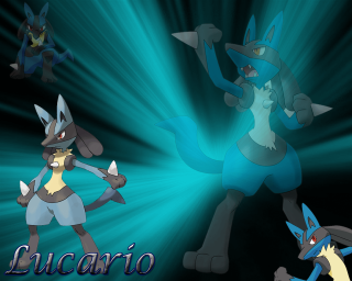 Pokemon group blue light word - a group of pokemons free wallpaper for desktop