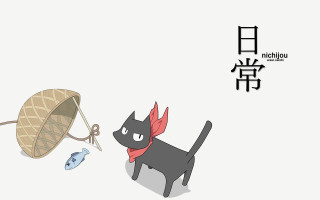 Cartoon cat mouse trap ukiyo - a cartoon cat free wallpaper
