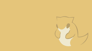 Cat yellow background shadow sitting - free minimalism wallpaper