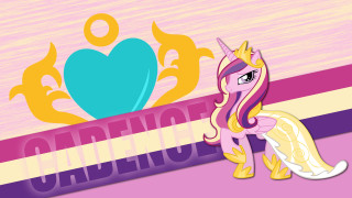 Pink pony heart banner says - princess free wallpaper for desktop
