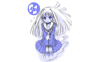 Girl long hair dress bow 3 - long hair and a dress free wallpaper