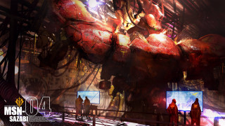 People group futuristic city red - craig mullins free wallpaper for desktop