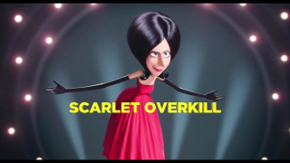 Scarlet overkill cartoon dancer moon - a black tail free wallpaper