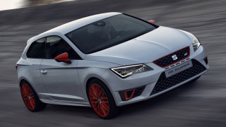 Silver car driving road forest 4 - a red bow free wallpaper for desktop