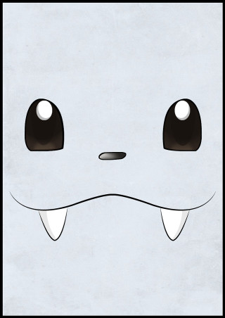 Close up happy face big - free minimalism wallpaper