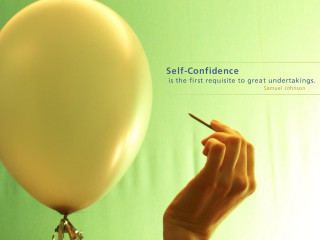 Self confidence pen balloon sign - andy warhol free wallpaper