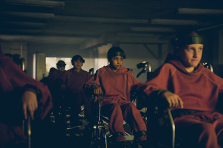 Group people sitting chairs room - chair free wallpaper