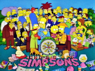 Group people clock simpsons characters - adam bruce thomson free wallpaper