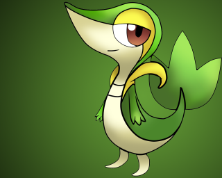 Cartoon character green yellow tail - tail free wallpaper