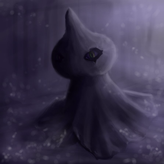 Creepy ghost painting with scary - free halloween wallpaper for tablet