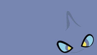 Cat eyes blue background yellow - david gilmour blythe free wallpaper