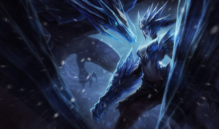Blue dragon water back wings - a blue dragon free wallpaper