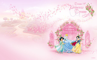 Pink princess wallpaper princesses castle - a castle free wallpaper