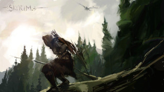 Man horse woods sword plane - a painting of a man free wallpaper