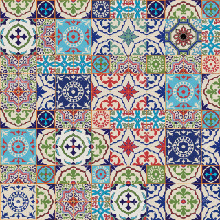 Colorful pattern shapes vibrant design - mosaic free wallpaper for tablet