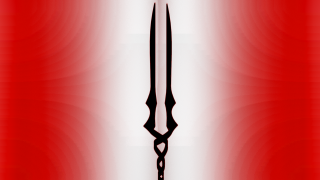 Sword black white red background - sharp foccus ilustration free wallpaper