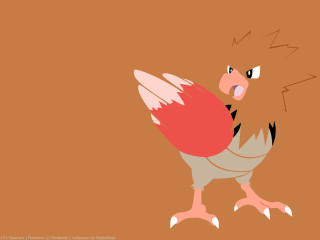 Cartoon bird red beak white - a white head free wallpaper