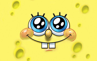 Cartoon character big eyes smile 4 - footprint free wallpaper