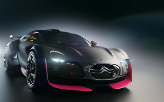 Futuristic car bright pink interior 4 - a futuristic car free wallpaper