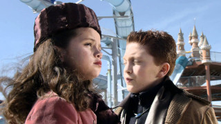 Boy girl castle blue sky - a boy and a girl free wallpaper