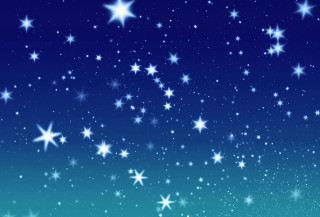 Blue background white stars sky - white star free wallpaper