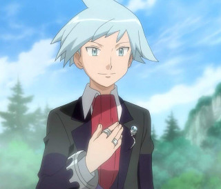 Man white hair red tie - andrew stevovich free wallpaper