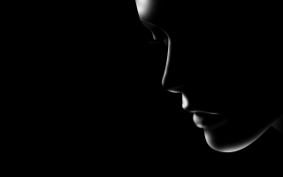 Black white photo woman face - facial free wallpaper for desktop