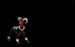 Goat red nose black background - don bluth free wallpaper for desktop