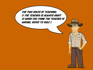 Cowboy hat teacher cartoon speech - a cartoon free wallpaper