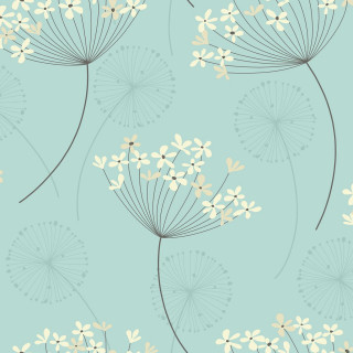 Blue white floral branch cherryblossom - free new year wallpaper for tablet