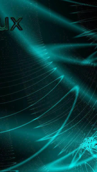 Linux aurora fireworks moon space - c4d free wallpaper for mobile