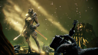 Man armor demon cave sword - a man in armor free wallpaper for desktop