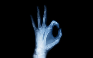 Skeleton hand dark background palm - a hand free wallpaper for desktop