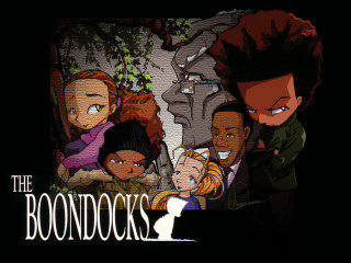 Group people tree sign boondocks - free fantasy wallpaper for desktop