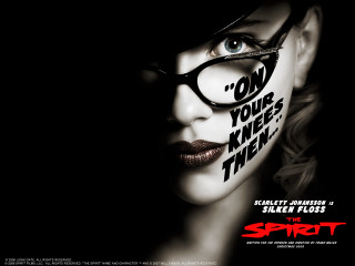 Woman glasses black background red - spot free wallpaper