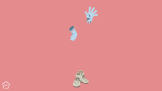 Shoes hand handprint pink background - hand free wallpaper for desktop