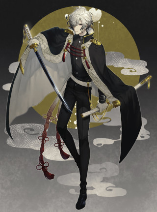 Woman sword black outfit dragon - a black outfit free wallpaper for mobile