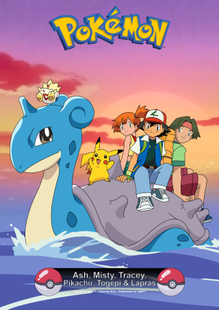 Cartoon dolphin ride group water - a cartoon of a group free wallpaper for mobile