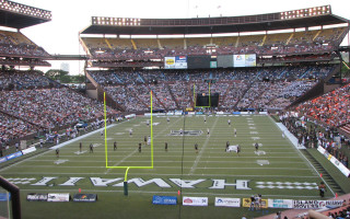 Football stadium field people yellow - the field free wallpaper