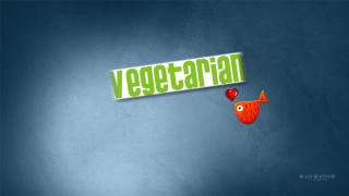 Fish heart nose vegetarian sticker - its tail free wallpaper