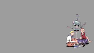 Couple people sitting ground robot - armin hansen free wallpaper