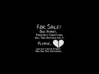 Black background white heart sale - anything free wallpaper