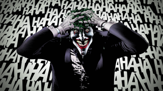 Man joker costume covering face - brian bolland free wallpaper
