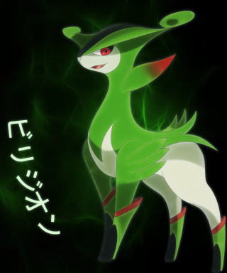 Green white pokemon black background - pokemon free wallpaper for mobile