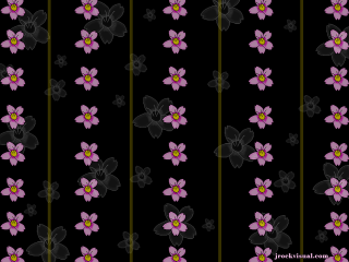 Black pink flower pattern black - charles rennie mackintosh free wallpaper