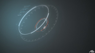 Circular object red line black - a red line free wallpaper for desktop