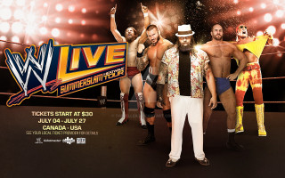 Man wrestling poster crowd microphone - adam bruce thomson free wallpaper