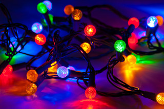 Lights table black blue background - a bunch of lights free wallpaper