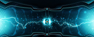 Futuristic background blue light black 2 - a futuristic background free wallpaper